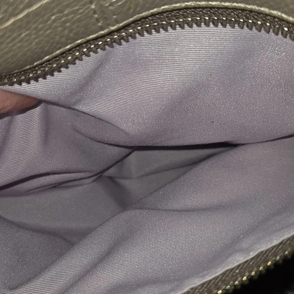 Coach Gold Metallic Pebbled Leather Hobo - Picture 8 of 10